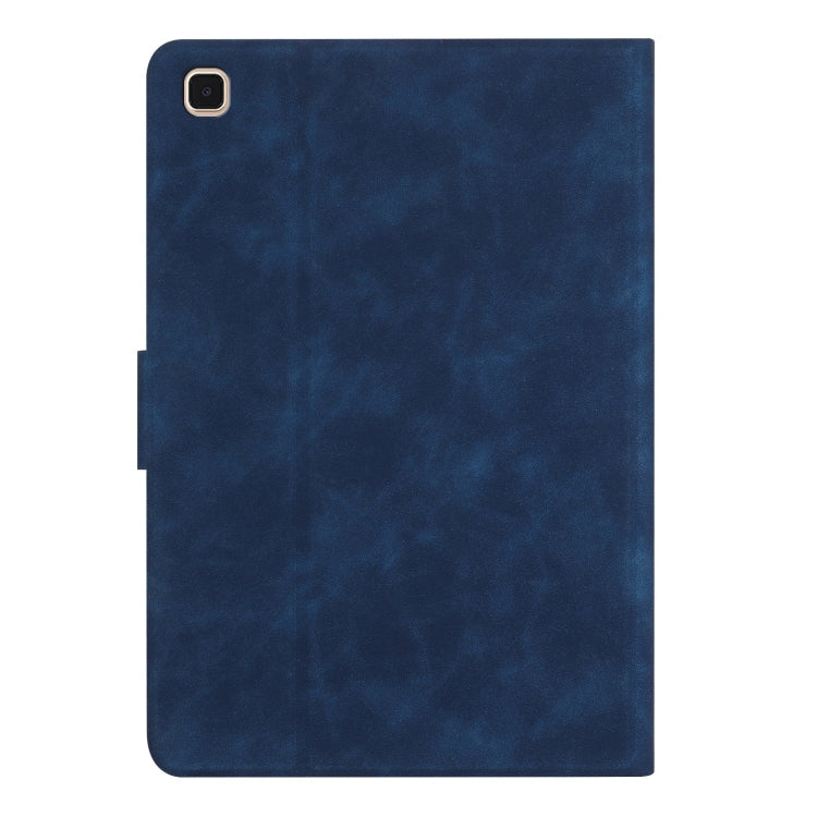 For Samsung Galaxy Tab A 10.1 2019 Embossed Couple Cat Smart Tablet Leather Case(Blue) by bashfashion