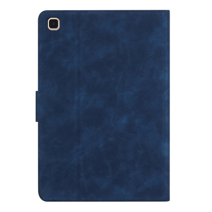 For Samsung Galaxy Tab A7 Lite Embossed Couple Cat Smart Tablet Leather Case(Blue) by bashfashion