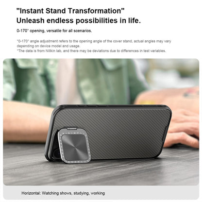 For iPhone 16 Pro Max NILLKIN CamShield Prop Translucent PC Phone Case(Black) by NILLKIN