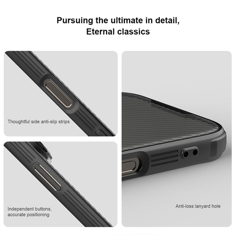 For iPhone 16 Pro NILLKIN CamShield Prop Translucent PC Phone Case(Black) by NILLKIN