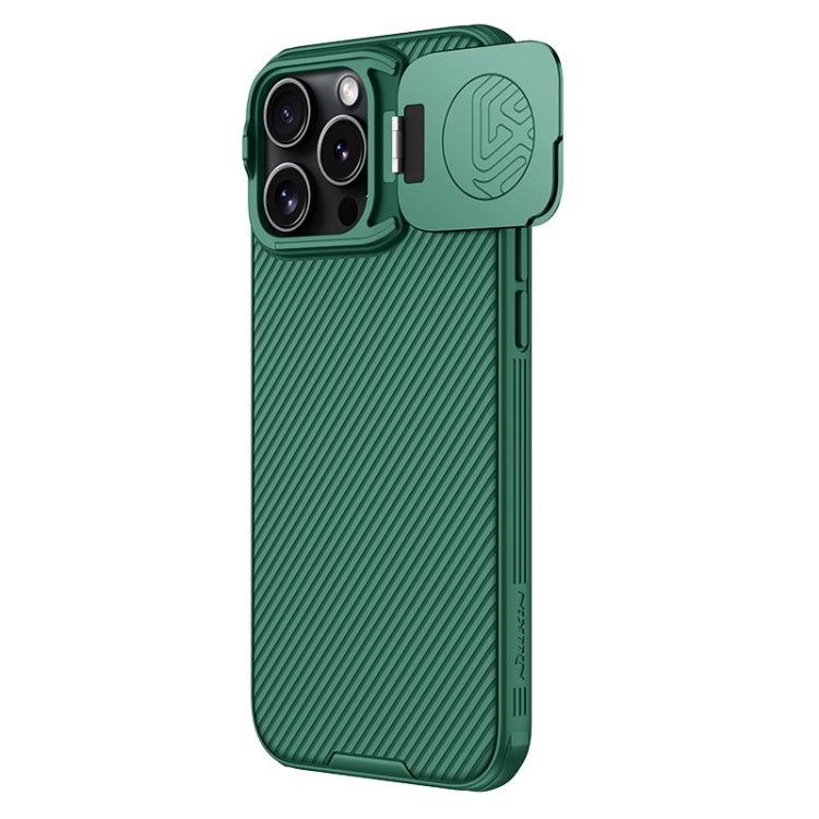 For iPhone 16 Pro Max NILLKIN CamShield Prop MagSafe Magnetic PC Phone Case(Green) by NILLKIN