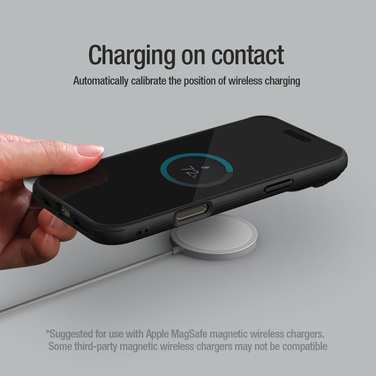 For iPhone 16 Pro NILLKIN CamShield Prop MagSafe Magnetic PC Phone Case(Blue) by NILLKIN