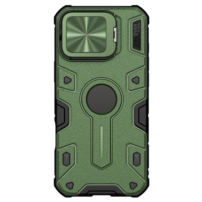 For iPhone 16 Pro Max NILLKIN Black Rhino Prop MagSafe Magnetic PC Phone Case(Green) by NILLKIN