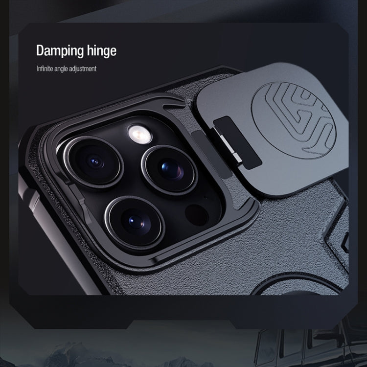 For iPhone 16 Pro Max NILLKIN Black Rhino Prop MagSafe Magnetic PC Phone Case(Green) by NILLKIN