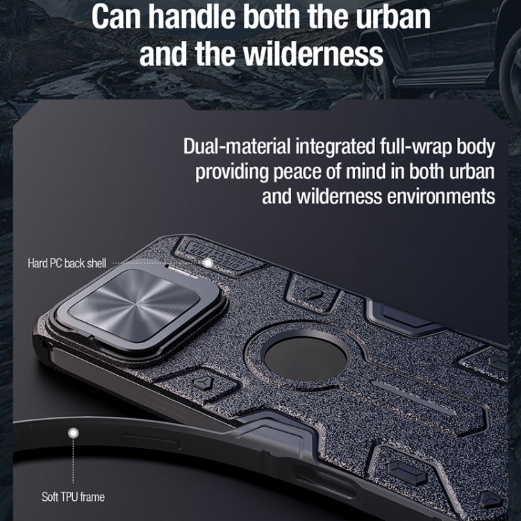 For iPhone 16 Pro Max NILLKIN Black Rhino Prop MagSafe Magnetic PC Phone Case(Green) by NILLKIN