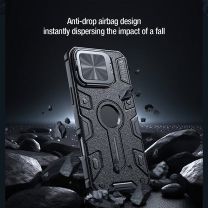 For iPhone 16 Pro Max NILLKIN Black Rhino Prop MagSafe Magnetic PC Phone Case(Green) by NILLKIN