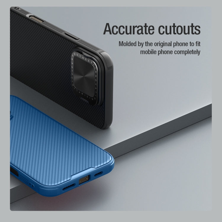 For iPhone 16 Pro Max NILLKIN Black Mirror Prop CD Texture Mirror Phone Case(Black) by NILLKIN