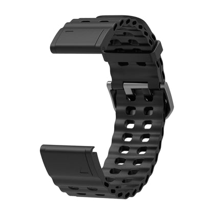 For Garmin 26mm Ocean Quick Release Silicone Watch Band(Black) by bashfashion
