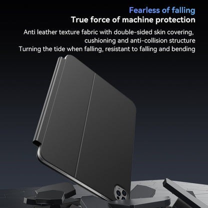 For iPad 10th Gen 10.9 2022 Yesido Dual-sided Clip Magnetic Keyboard Leather Case(Black) by Yesido