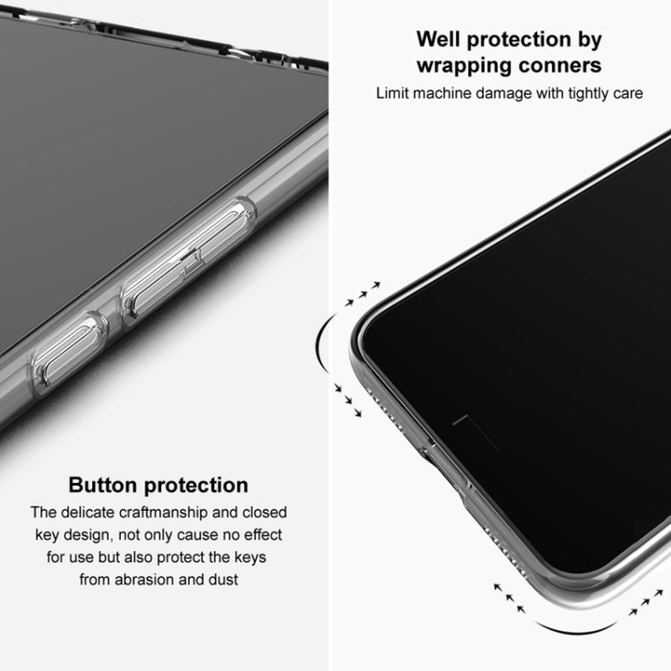 For Motorola Moto X50 Ultra 5G IMAK UX-5 Series Transparent TPU Phone Case(Transparent) by imak