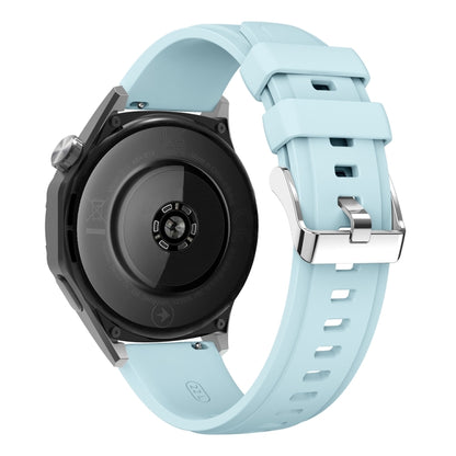 For Huawei Watch GT 5 46mm Official 22mm Silicone Watch Band(Ice Blue) by bashfashion