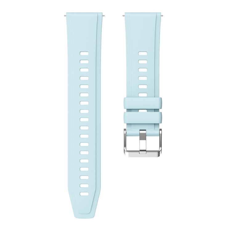 For Huawei Watch GT 5 46mm Official 22mm Silicone Watch Band(Ice Blue) by bashfashion