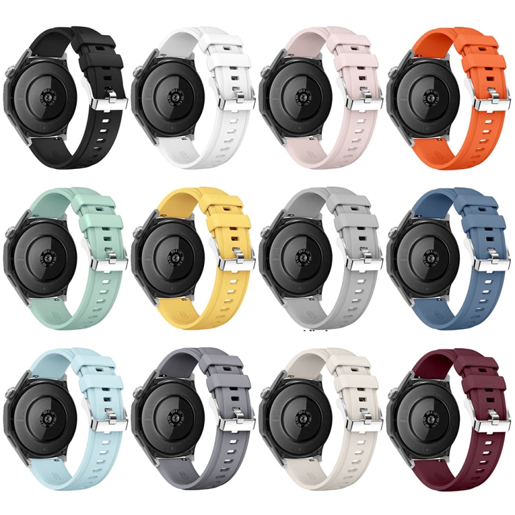 For Huawei Watch GT 5 46mm Official 22mm Silicone Watch Band(Black) by bashfashion