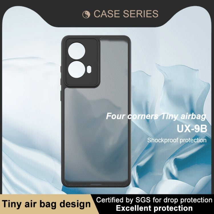 For Motorola Moto G85 / S50 Neo imak UX-9B Series Four Corners Tiny Airbag Shockproof Phone Case(Black) by imak