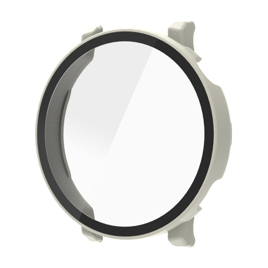 For Huawei Watch GT 5 41mm Tempered Glass Film Integrated PC Watch Protective Case(Ivory White) by bashfashion