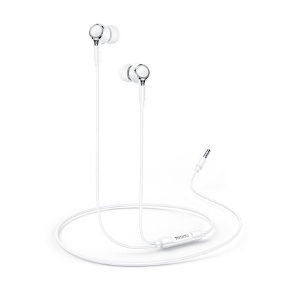 Yesido YH53 3.5mm In-Ear Wired Earphone, Length: 1.2m(White) by Yesido