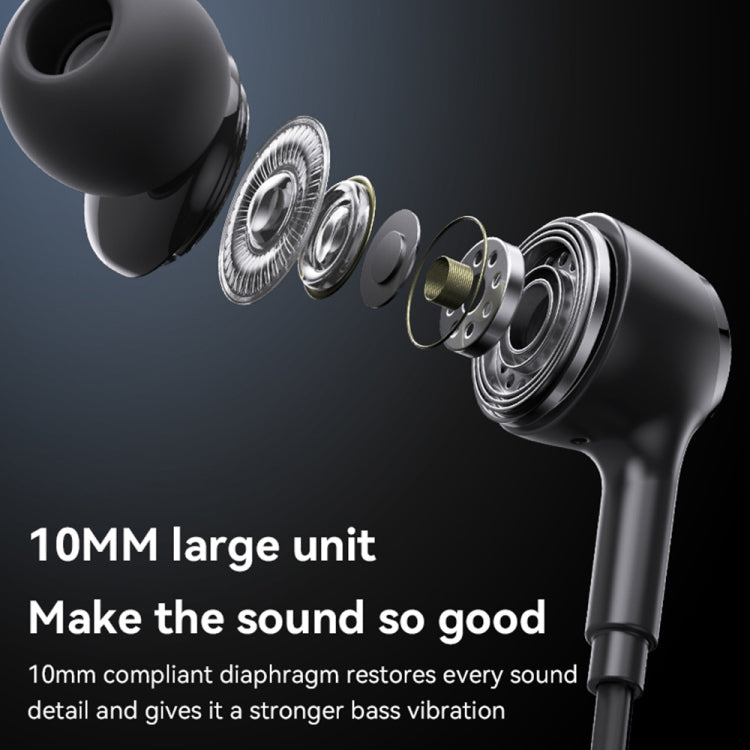 Yesido YH53 3.5mm In-Ear Wired Earphone, Length: 1.2m(Black) by Yesido
