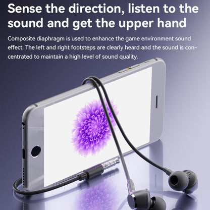 Yesido YH53 3.5mm In-Ear Wired Earphone, Length: 1.2m(Black) by Yesido