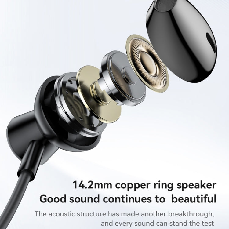 Yesido YSP20 Magnetic Neckband Wireless Bluetooth Earphone(Black) by Yesido