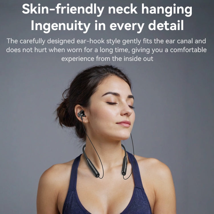 Yesido YSP20 Magnetic Neckband Wireless Bluetooth Earphone(Black) by Yesido