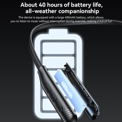 Yesido YSP20 Magnetic Neckband Wireless Bluetooth Earphone(Black) by Yesido