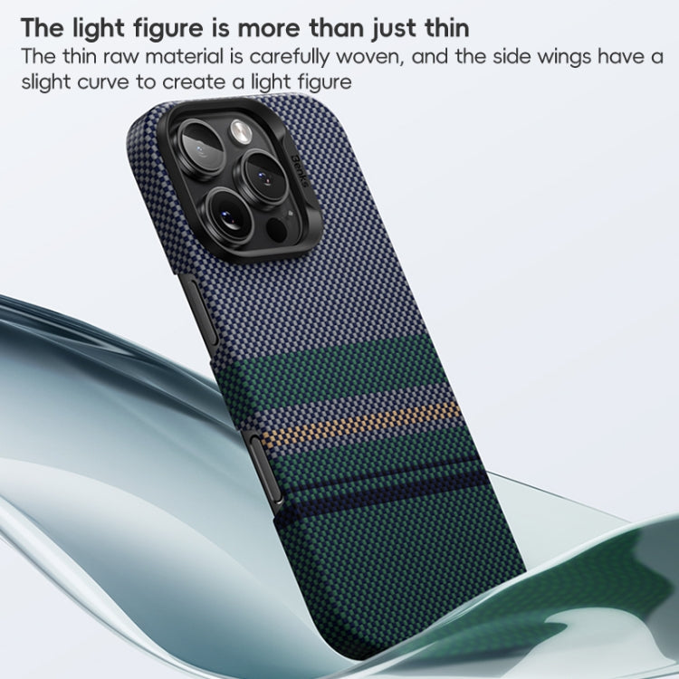 For iPhone 16 Pro Benks Color Shield C1 Classic Kevlar Woven MagSafe Phone Case by Benks