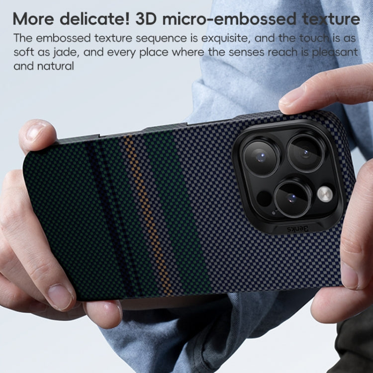 For iPhone 16 Pro Benks Color Shield C1 Classic Kevlar Woven MagSafe Phone Case by Benks