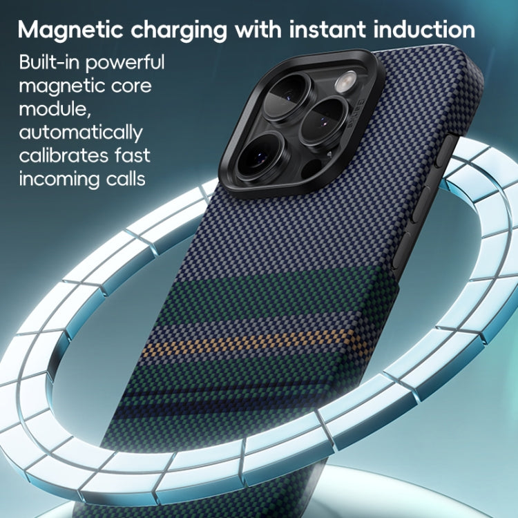 For iPhone 16 Pro Benks Color Shield C1 Classic Kevlar Woven MagSafe Phone Case by Benks