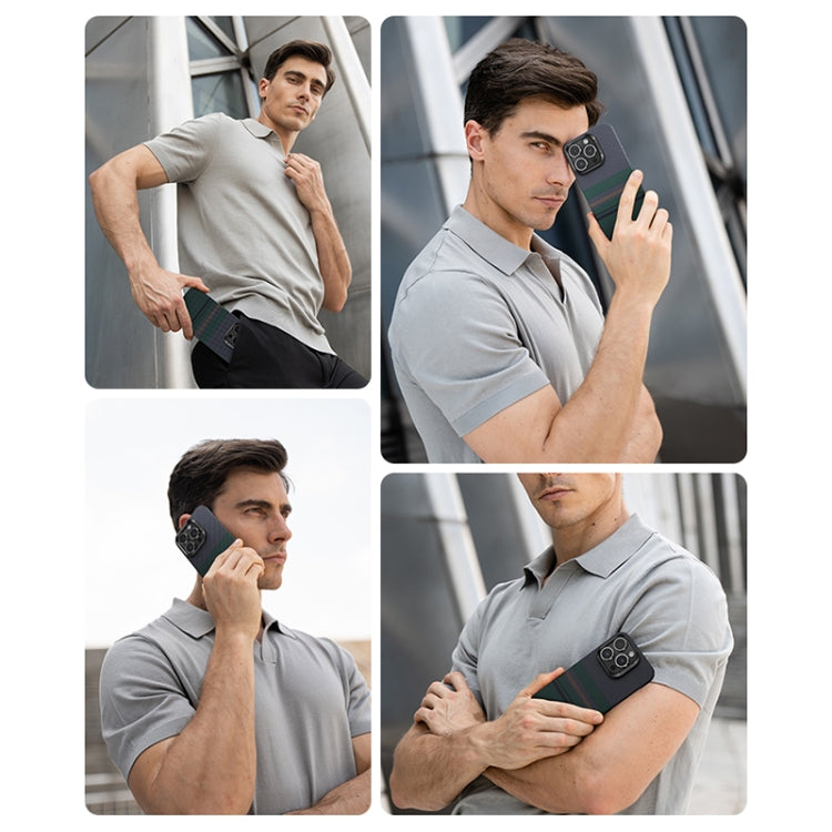 For iPhone 16 Pro Benks Color Shield C1 Classic Kevlar Woven MagSafe Phone Case by Benks