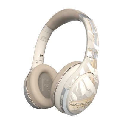 A6 ANC Gaming Studio Bluetooth Wireless Headphones(Beige) by bashfashion