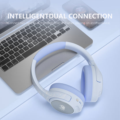 GT2 No Delay Game HiFi Bass Stereo Bluetooth Wireless Headphones(Blue) by bashfashion