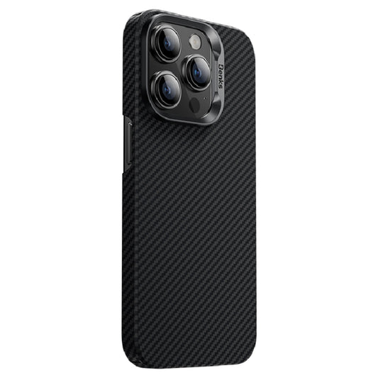 For iPhone 16 Pro Benks Classic Kevlar 600D Fiber MagSafe Phone Case(Black) by Benks