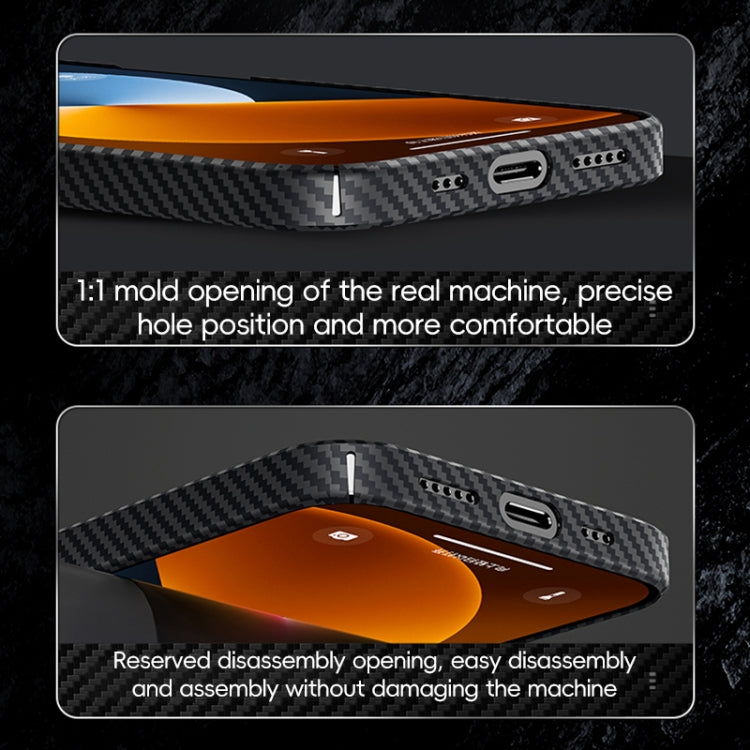 For iPhone 16 Plus Benks Classic Kevlar 600D Fiber MagSafe Phone Case(Black) by Benks