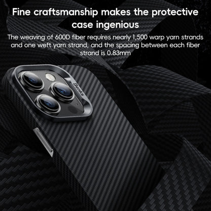 For iPhone 16 Benks Classic Kevlar 600D Fiber MagSafe Phone Case(Black) by Benks