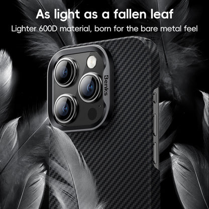 For iPhone 16 Pro Benks Classic Kevlar 600D Fiber MagSafe Phone Case(Black) by Benks