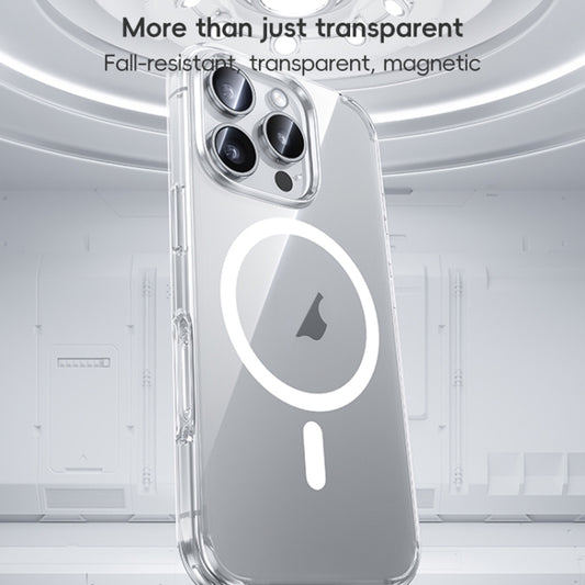 For iPhone 16 Pro Benks MagSafe Magnetic Shockproof Phone Case(Transparent) by Benks