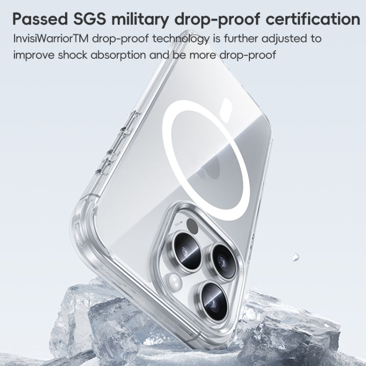 For iPhone 16 Pro Benks MagSafe Magnetic Shockproof Phone Case(Transparent) by Benks