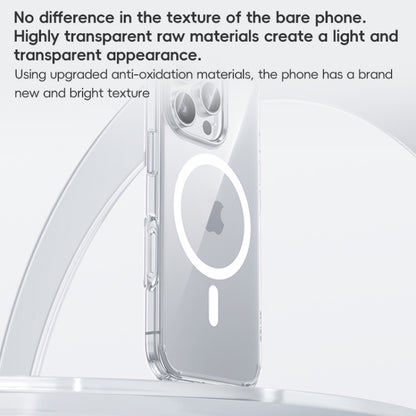 For iPhone 16 Pro Benks MagSafe Magnetic Shockproof Phone Case(Transparent) by Benks