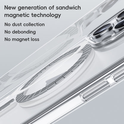 For iPhone 16 Pro Benks MagSafe Magnetic Shockproof Phone Case(Transparent) by Benks