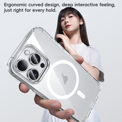 For iPhone 16 Pro Benks MagSafe Magnetic Shockproof Phone Case(Transparent) by Benks