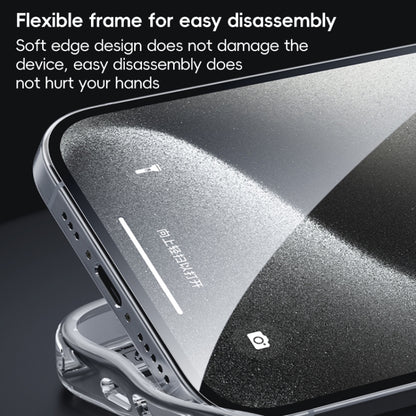 For iPhone 16 Benks PC Hybrid TPU Shockproof Phone Case(Transparent) by Benks