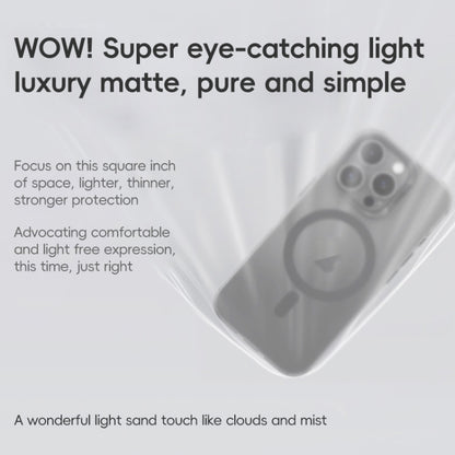 For iPhone 16 Pro Benks Frosted MagSafe Magnetic Shockproof Phone Case(Black) by Benks