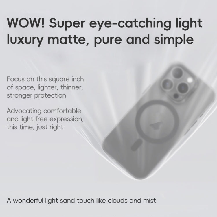 For iPhone 16 Plus Benks Frosted MagSafe Magnetic Shockproof Phone Case(Black) by Benks