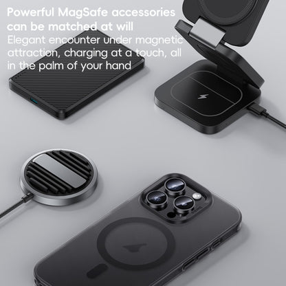 For iPhone 16 Pro Benks Frosted MagSafe Magnetic Shockproof Phone Case(Black) by Benks