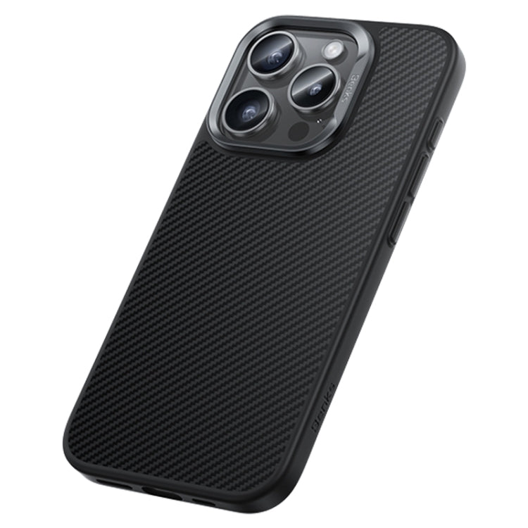 For iPhone 16 Pro Benks MagSafe Kevlar Fiber Ultra-thin Shockproof Phone Case(Black) by Benks