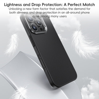 For iPhone 16 Pro Benks MagSafe Kevlar Fiber Ultra-thin Shockproof Phone Case(Black) by Benks