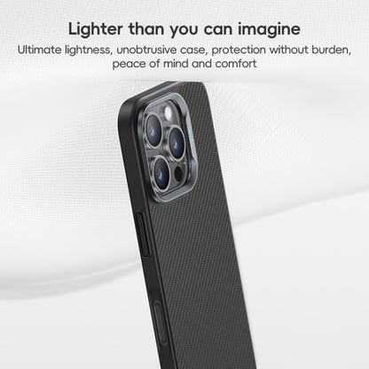 For iPhone 16 Benks MagSafe Kevlar Fiber Ultra-thin Shockproof Phone Case(Black) by Benks