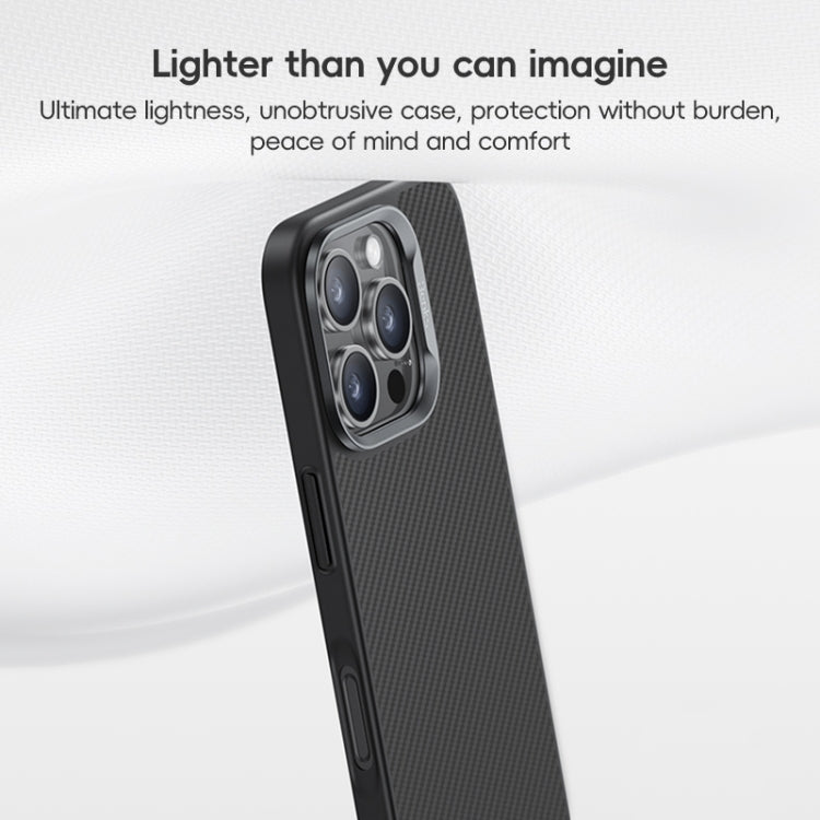 For iPhone 16 Pro Benks MagSafe Kevlar Fiber Ultra-thin Shockproof Phone Case(Black) by Benks