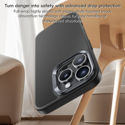 For iPhone 16 Plus Benks MagSafe Kevlar Fiber Ultra-thin Shockproof Phone Case(Black) by Benks