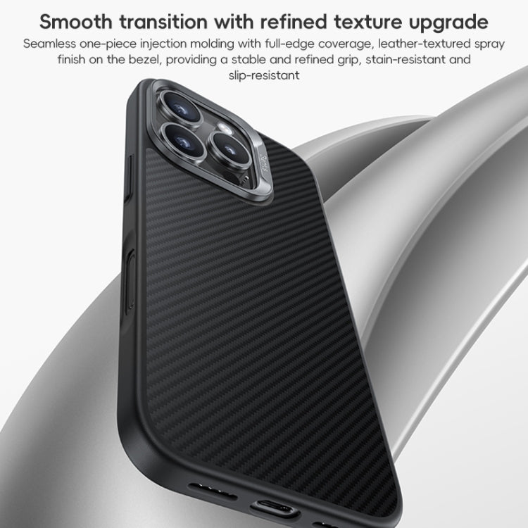 For iPhone 16 Pro Benks MagSafe Kevlar Fiber Ultra-thin Shockproof Phone Case(Black) by Benks